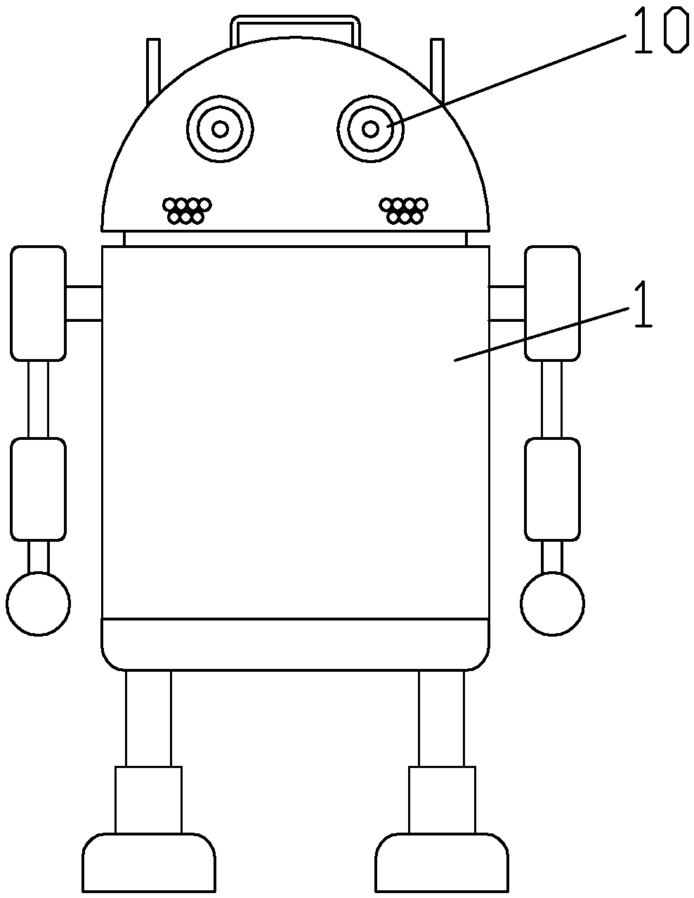 Smart robot for warehouse safety protection