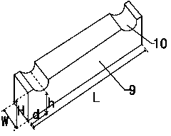 Concrete strutting piece and preparation technology thereof