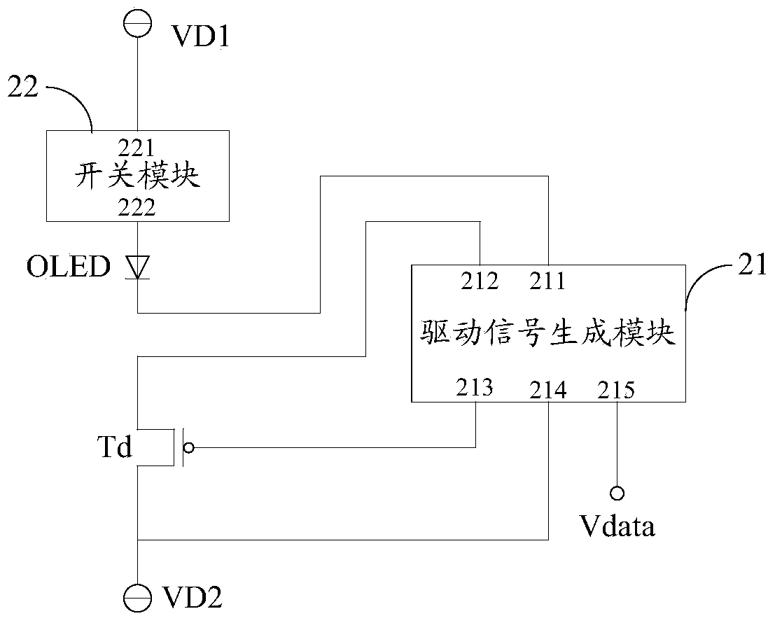 Organic light emitting diode pixel circuit and display device