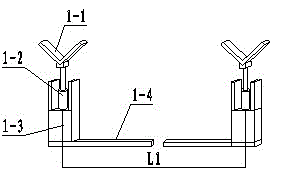 Integral installation device for transformer test bench