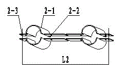 Integral installation device for transformer test bench