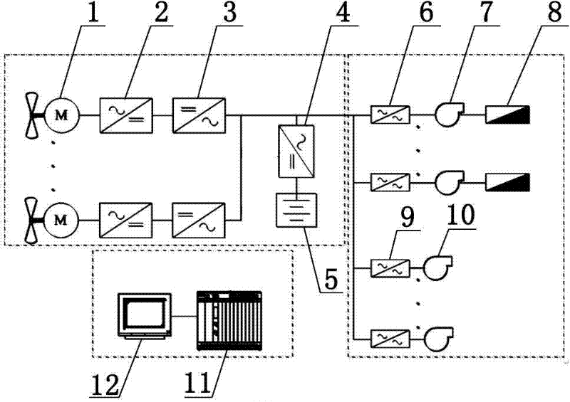 Apparatus and method of independent wind power driven seawater desalination