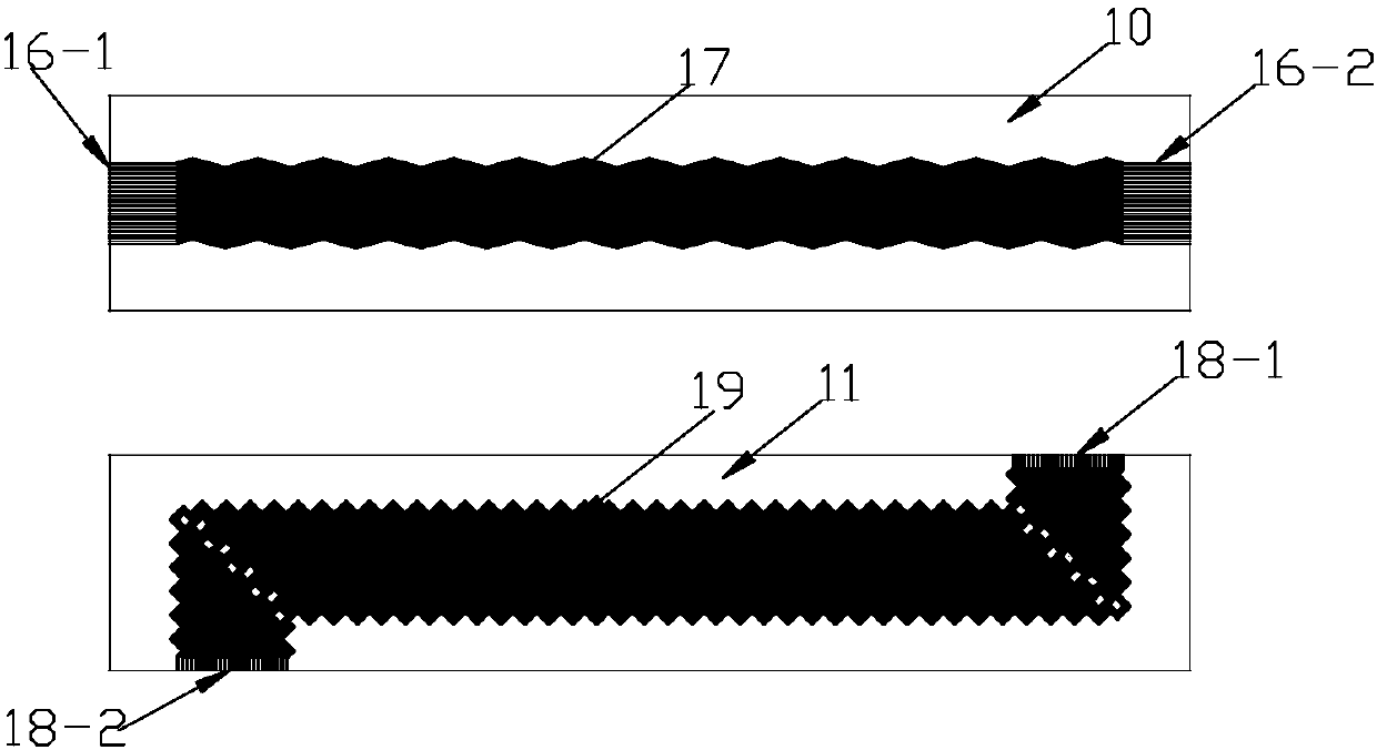 D-shaped cross section Zig-Zig channel compact heat exchanger