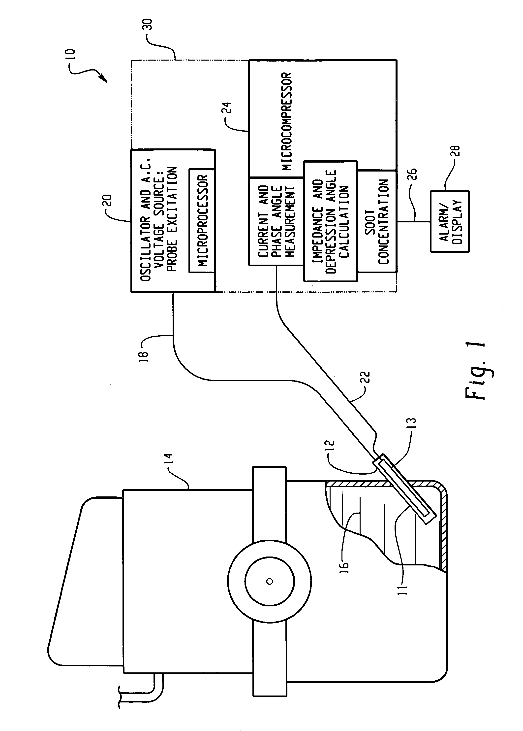 Detecting soot during real time operation in diesel engine lubricant