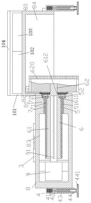 An environment-friendly road construction device