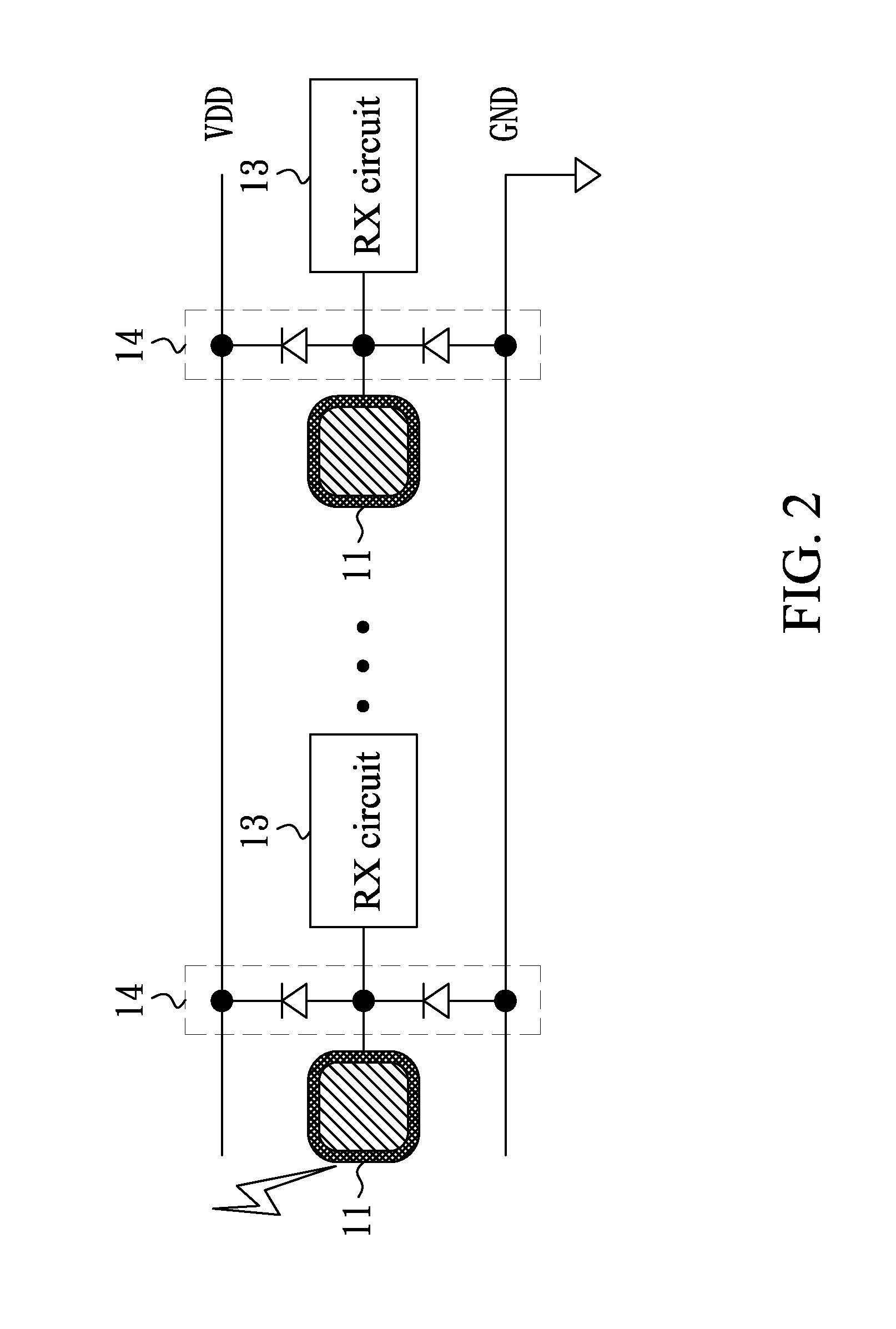 Fingerprint identification chip with enhanced ESD protection