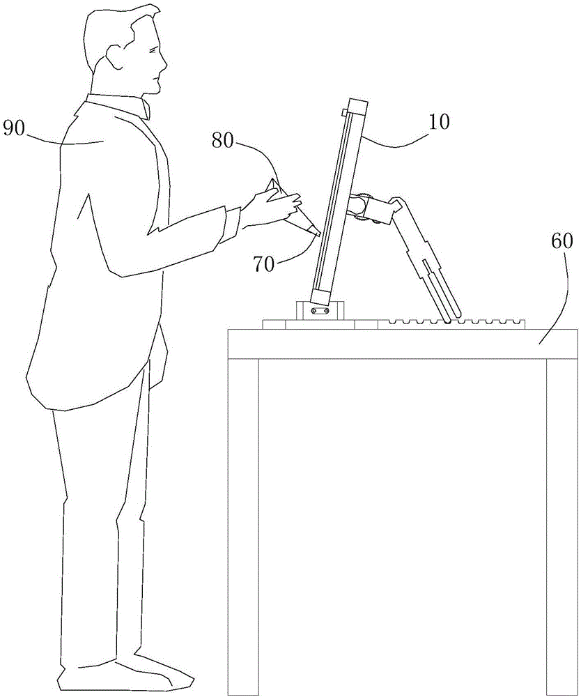 Cream smearing training tool