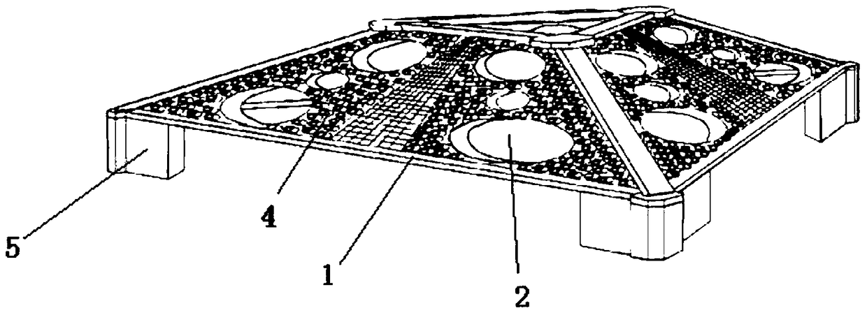 A kind of artificial ecological coral reef and construction method thereof