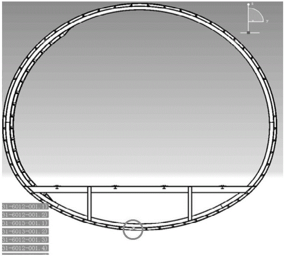 Stiffened wallboard damage tolerance analysis method based on finite element analysis solving