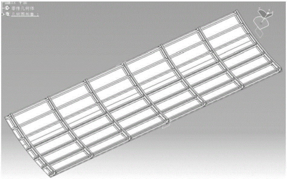 Stiffened wallboard damage tolerance analysis method based on finite element analysis solving