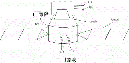 Moon detector, moon detector combination full space measurement and control apparatus, and measurement and control method of moon detector combination full space measurement and control apparatus