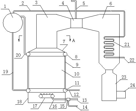 Yellow phosphorus tail gas combustion boiler