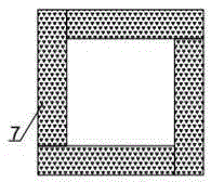 Composite burner tile for heating furnace