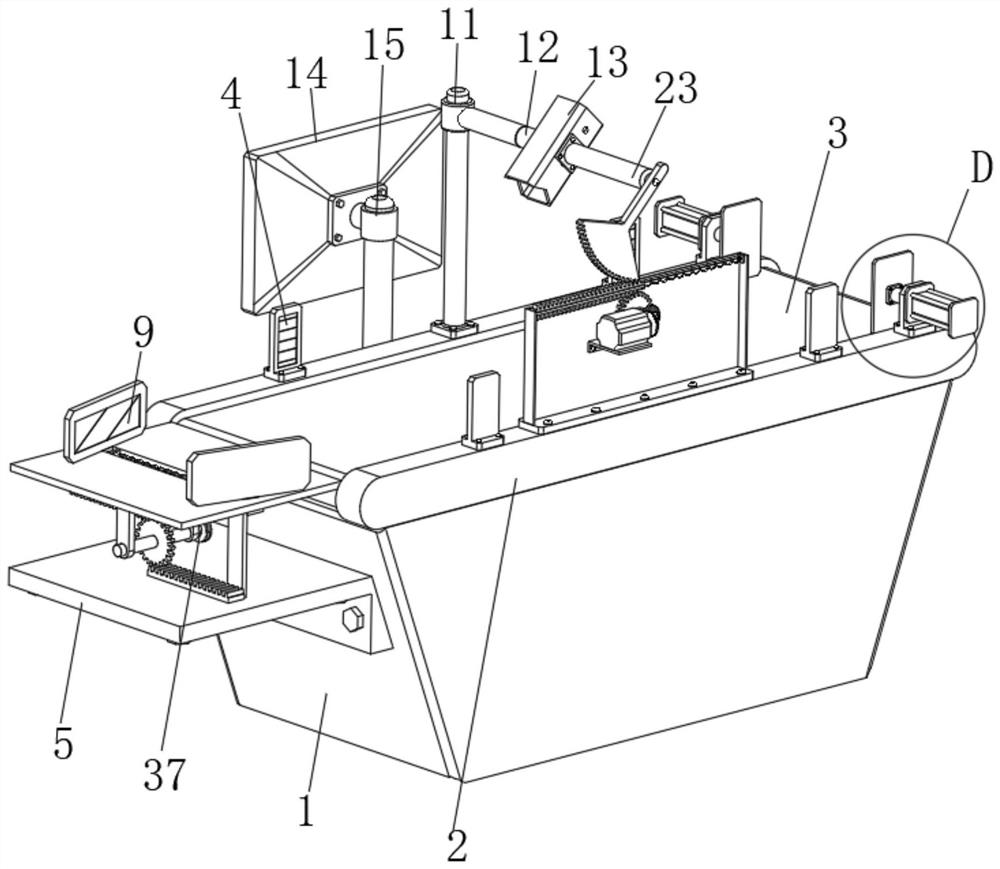 Workpiece machining calibration device for online monitoring based on computer