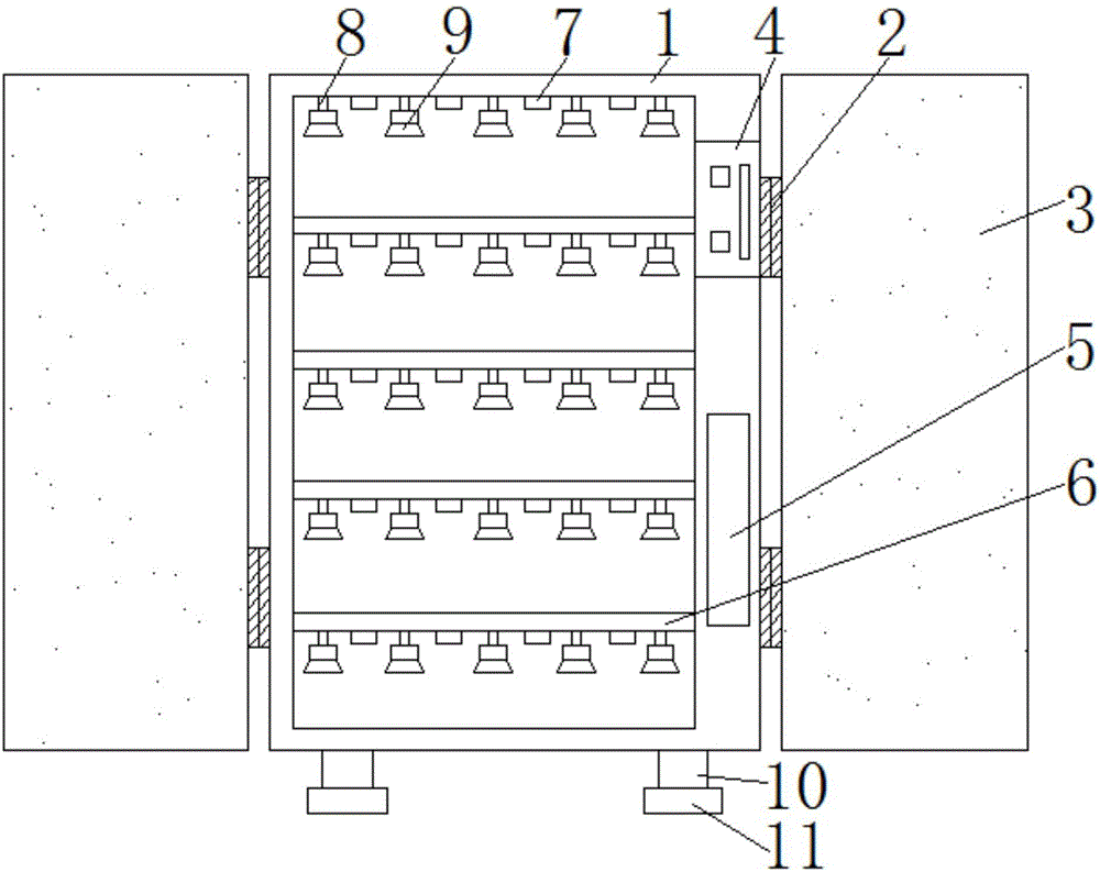 Disinfecting biological enzyme product selling cabinet