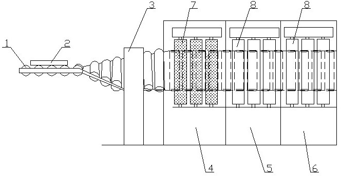 Fully-automatic cleaning system for food baking tray