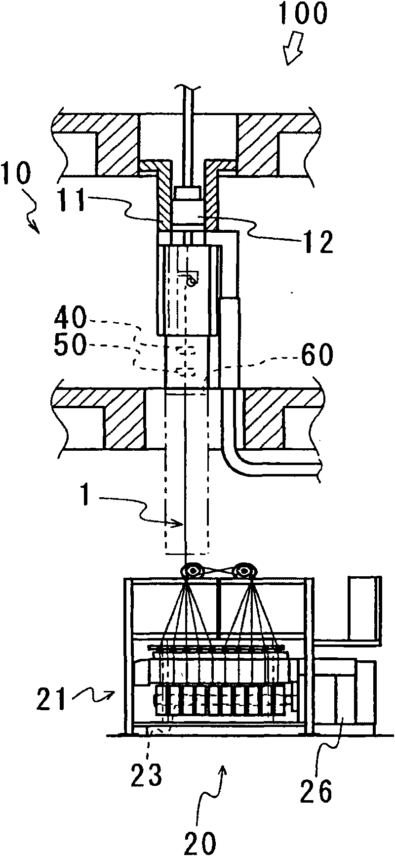 Take-up winding facility