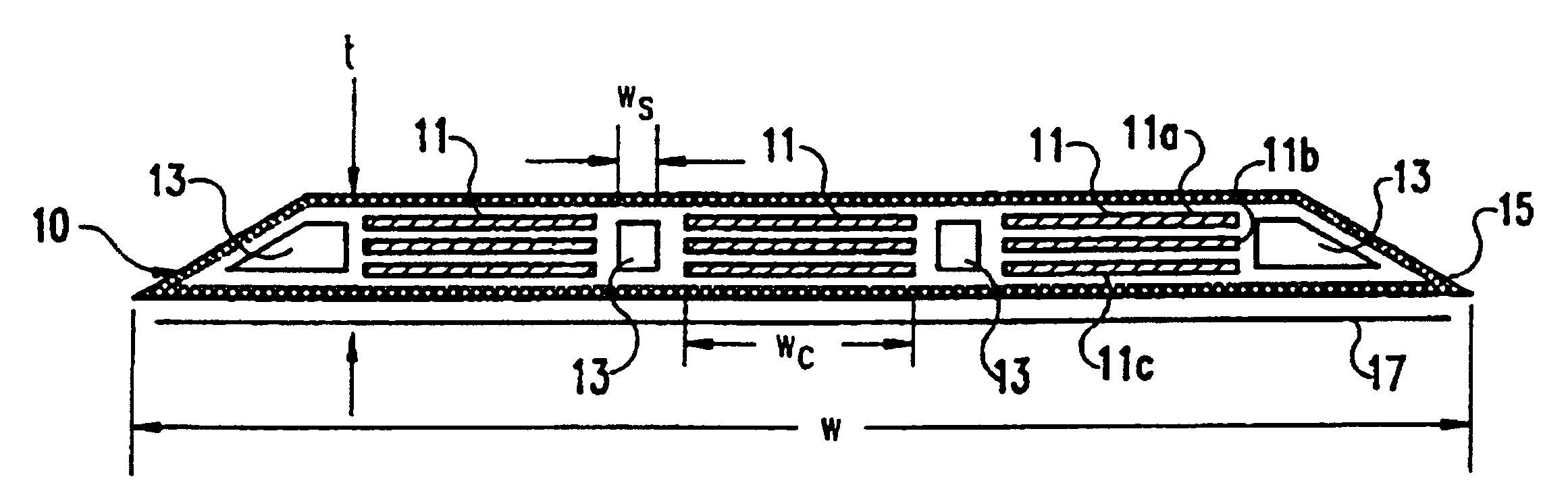 Flat surface-mounted multi-purpose wire