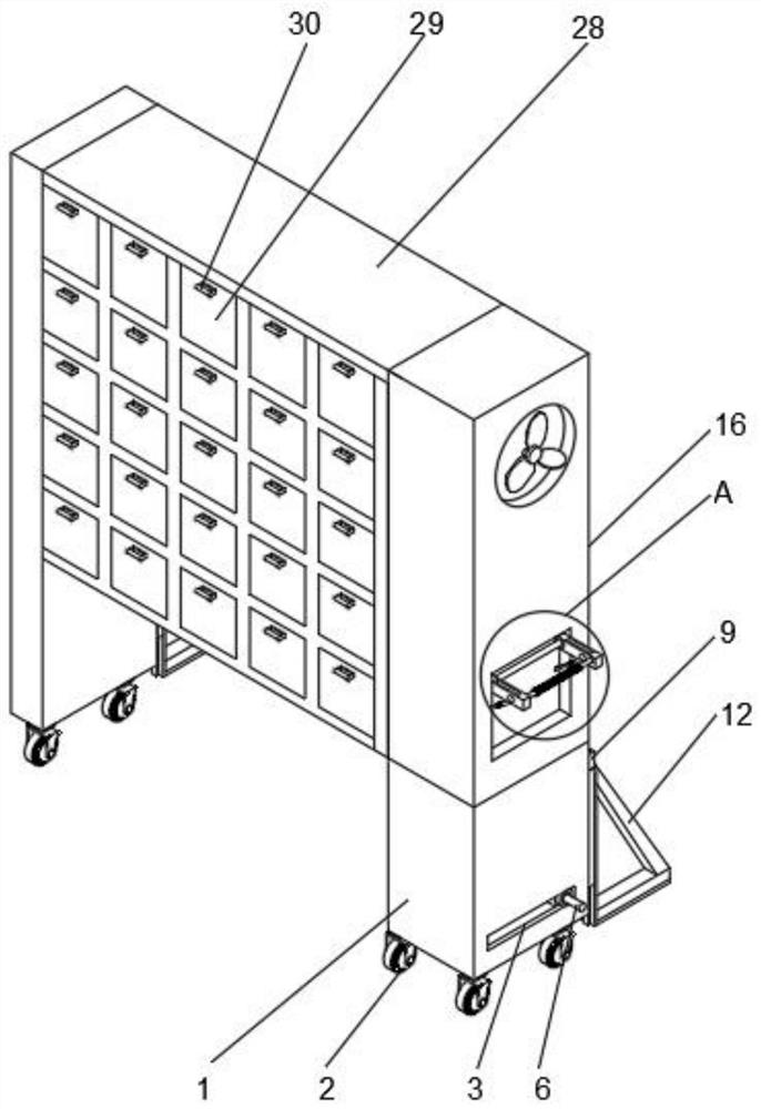 Mining explosion-proof wireless miner lamp charging cabinet