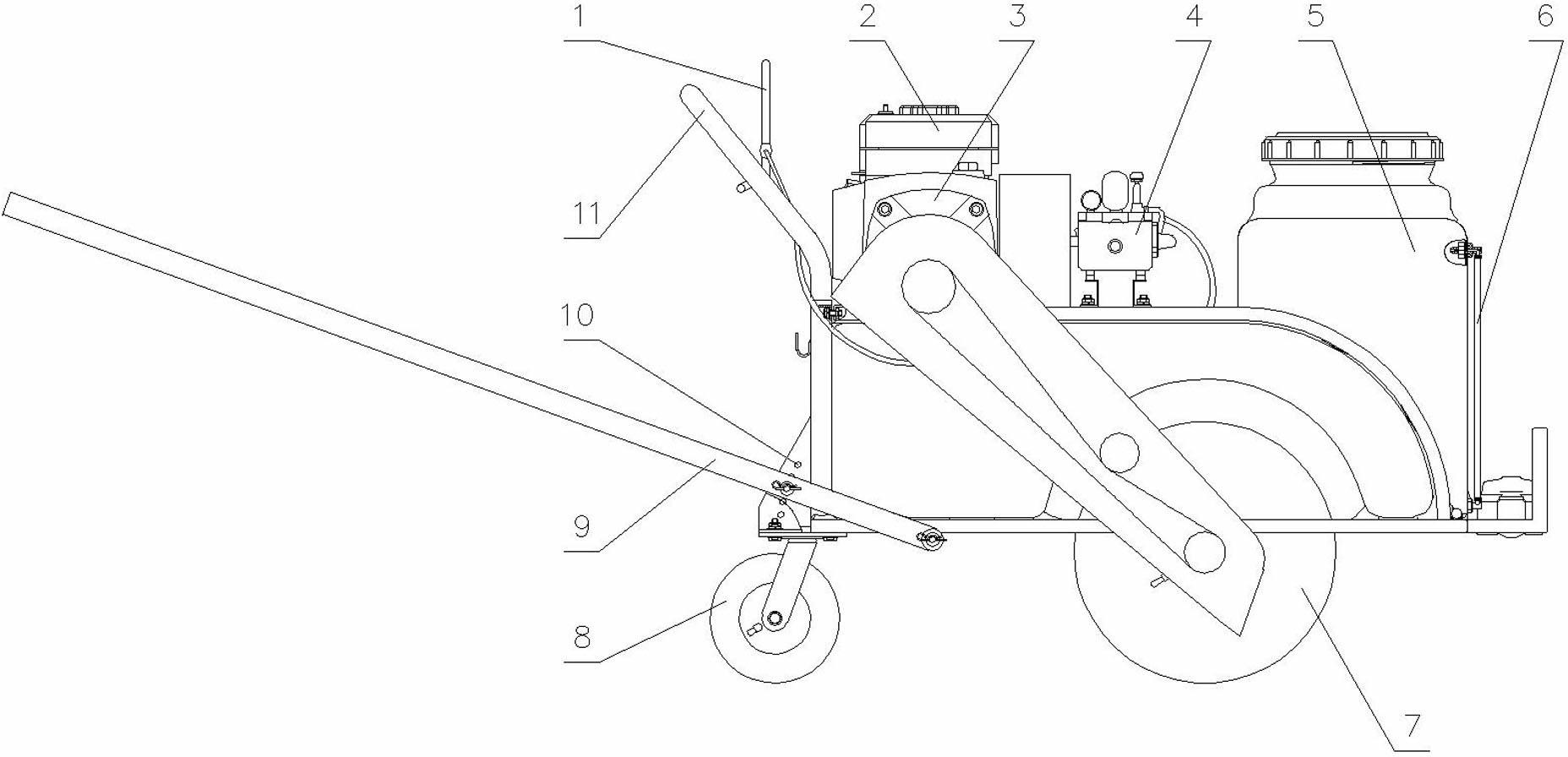 Self-propelled powered sprayer