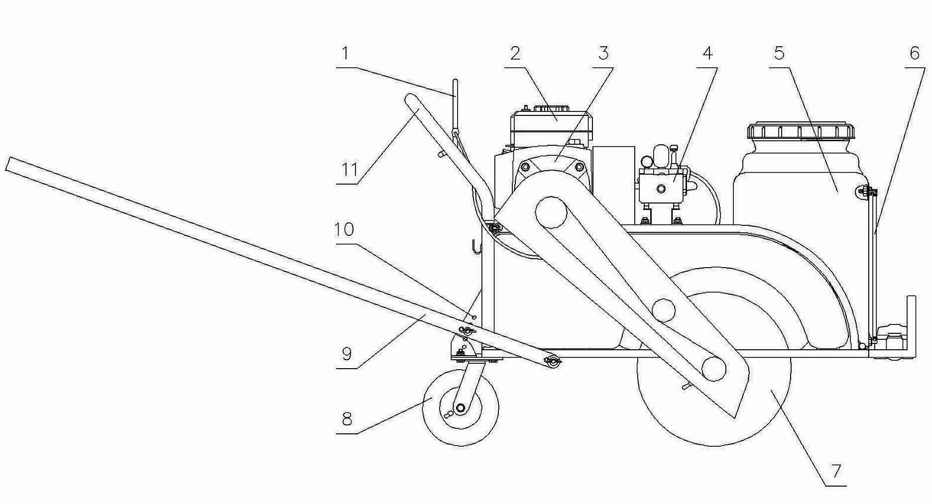 Self-propelled powered sprayer