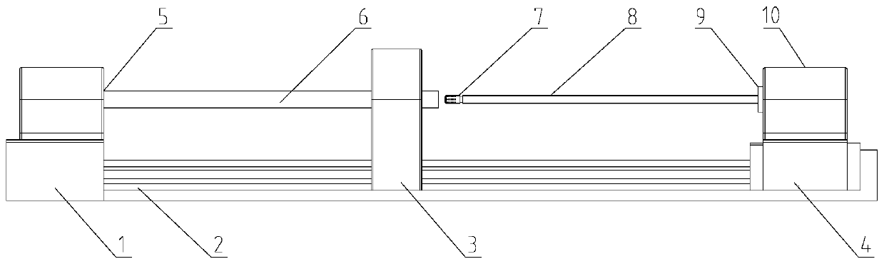 Slender pipe inner wall rotary extrusion strengthening device and strengthening method