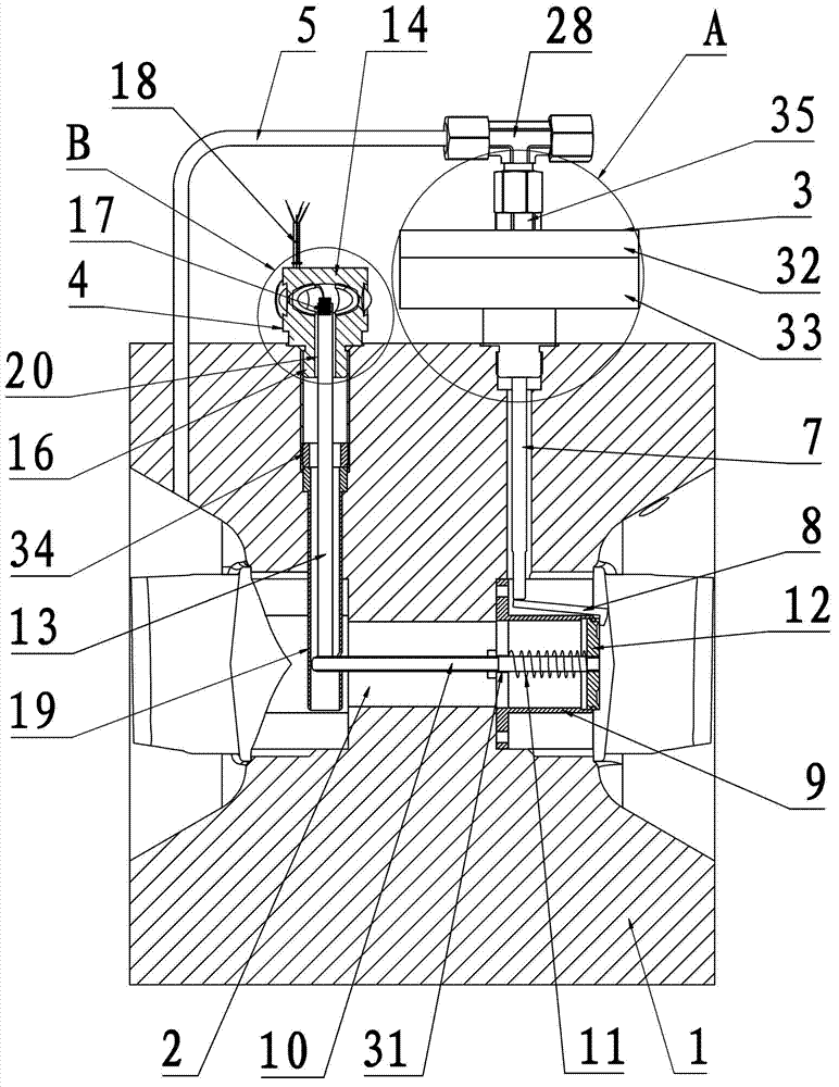 Gas roots type flow meter