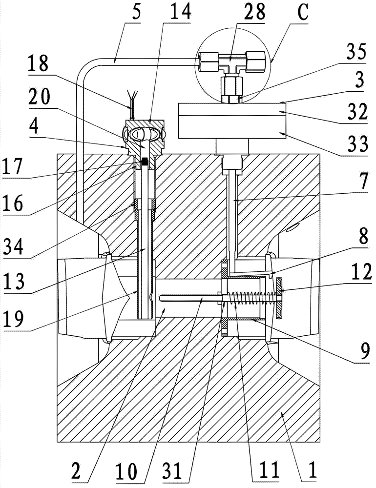 Gas roots type flow meter