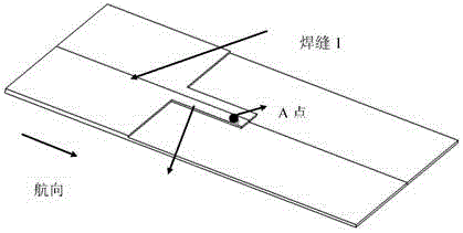 Friction stirring welding method of weld joint in step structure