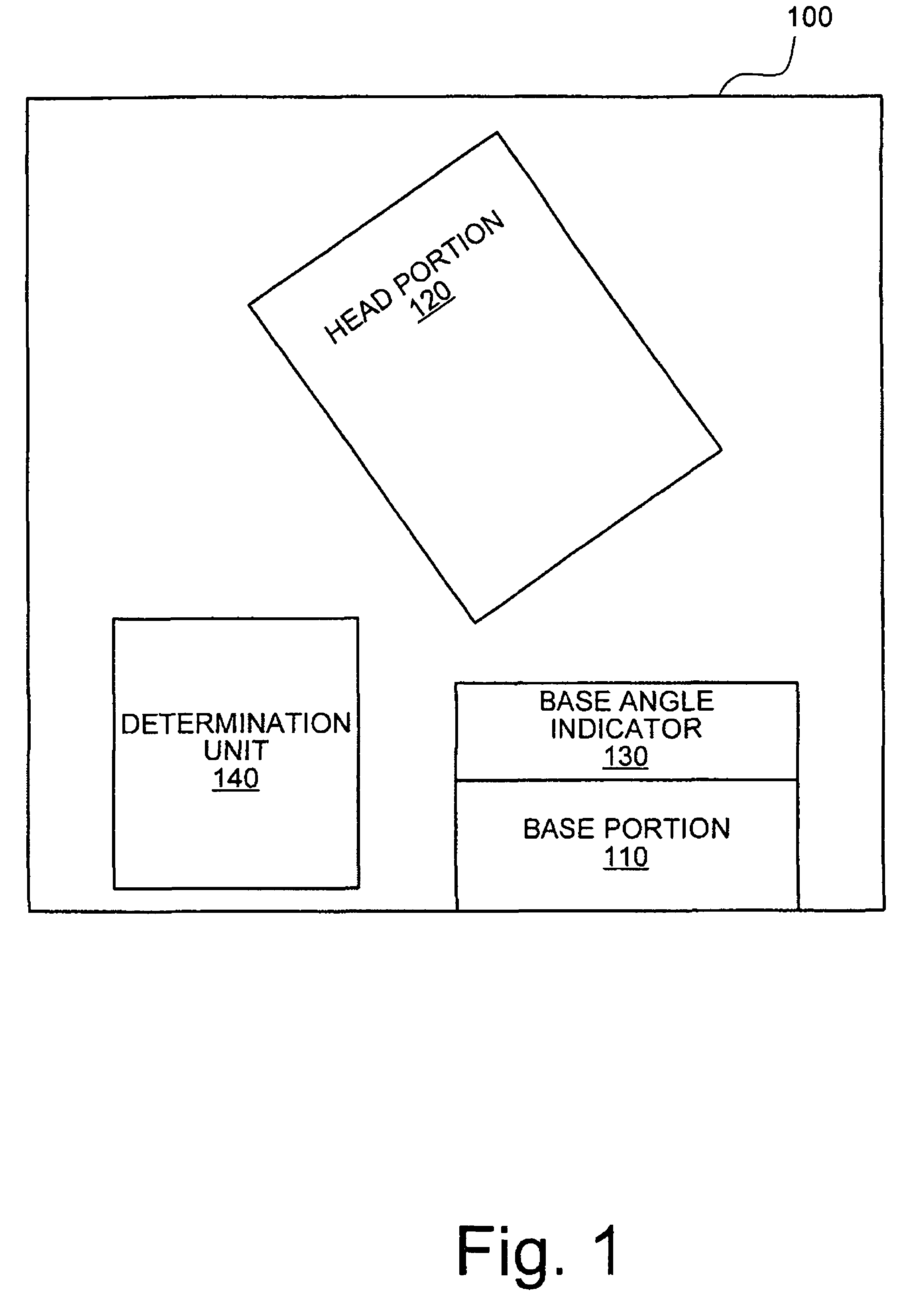 Optical instrument with angle indicator and method for operating the same