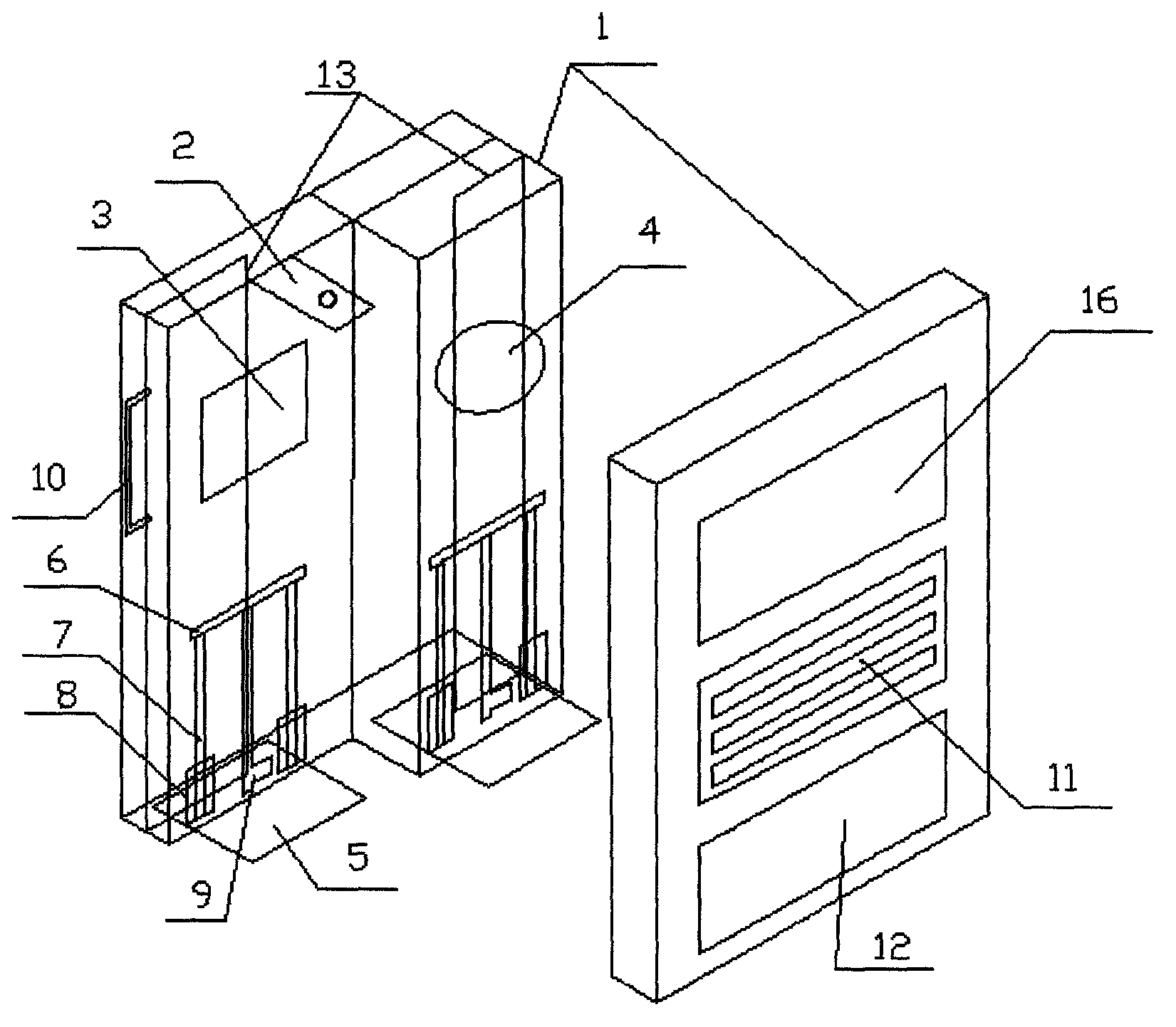 Fixed or vehicle-mounted type X-ray radiation equipment