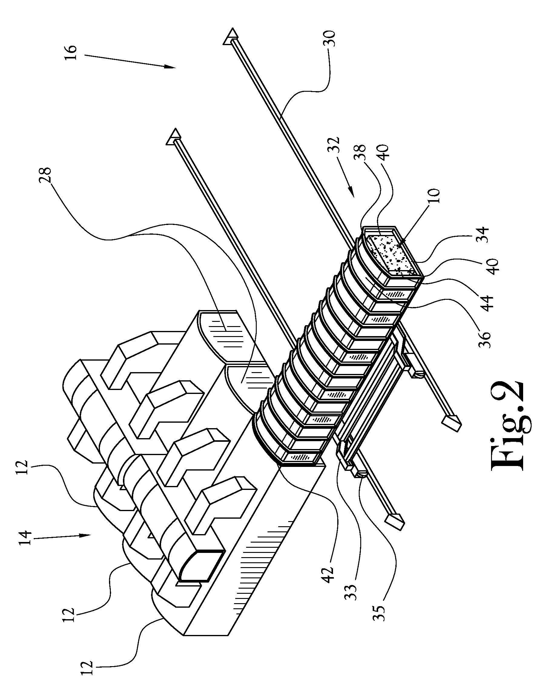 Process for transporting and quenching coke