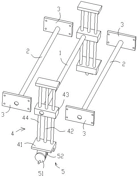 Guide membrane tension regulating device for polaroid cutting machine