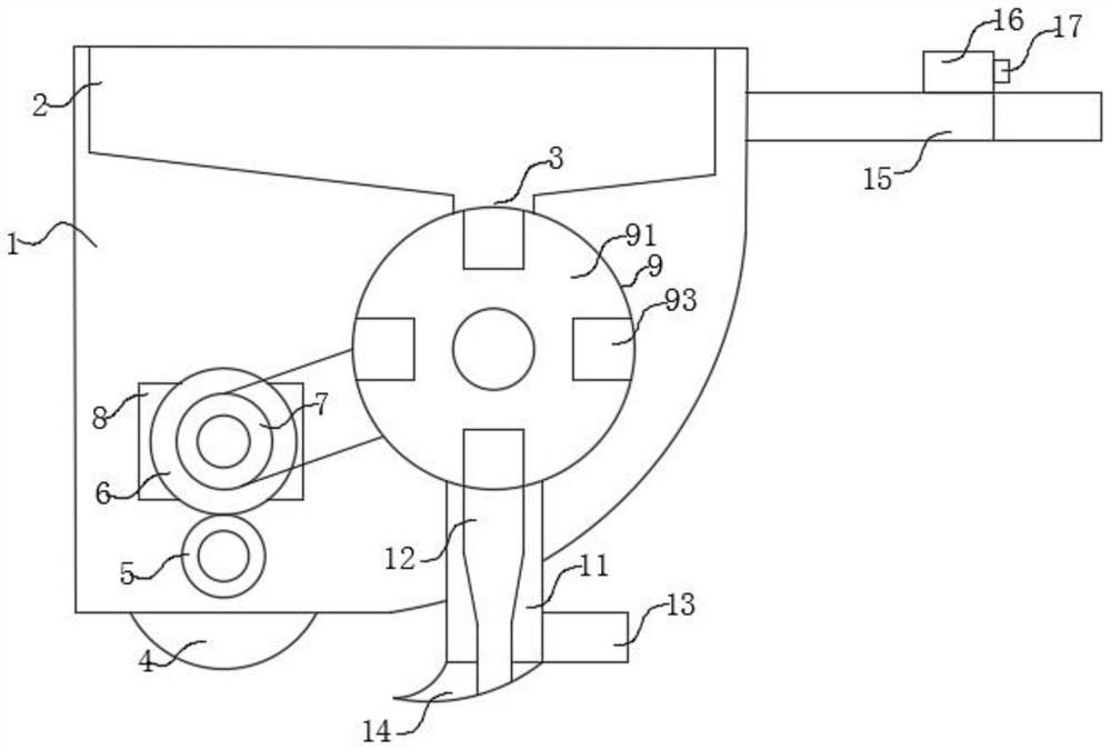 Fertilizer device for agricultural production