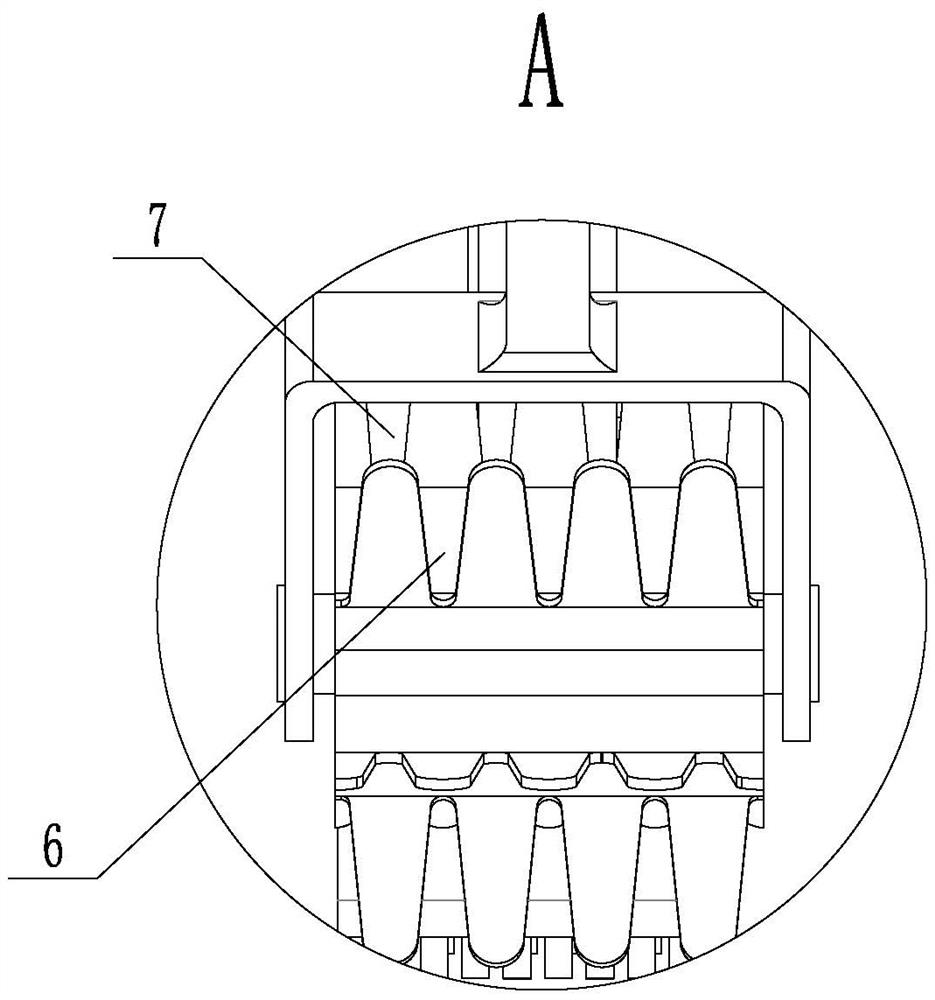 Composite mechanical weeding machine