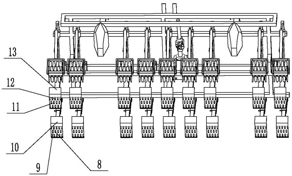 Composite mechanical weeding machine