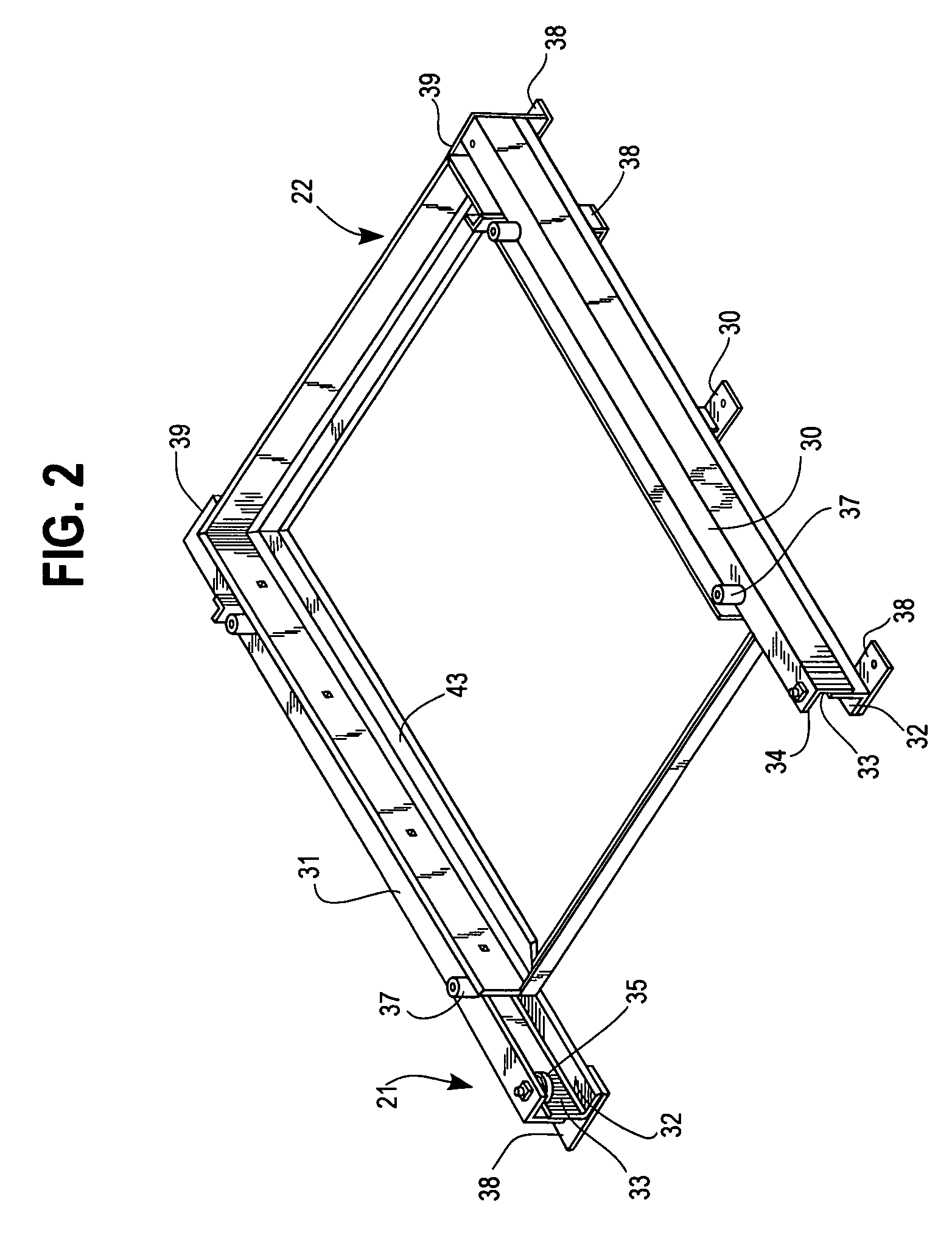 Cantilever pallet cart