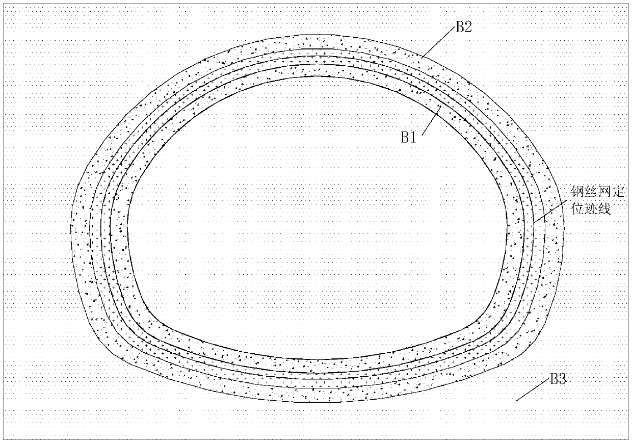 Vibration table model test device capable of simulating interaction between grouting anchor rod and tunnel lining