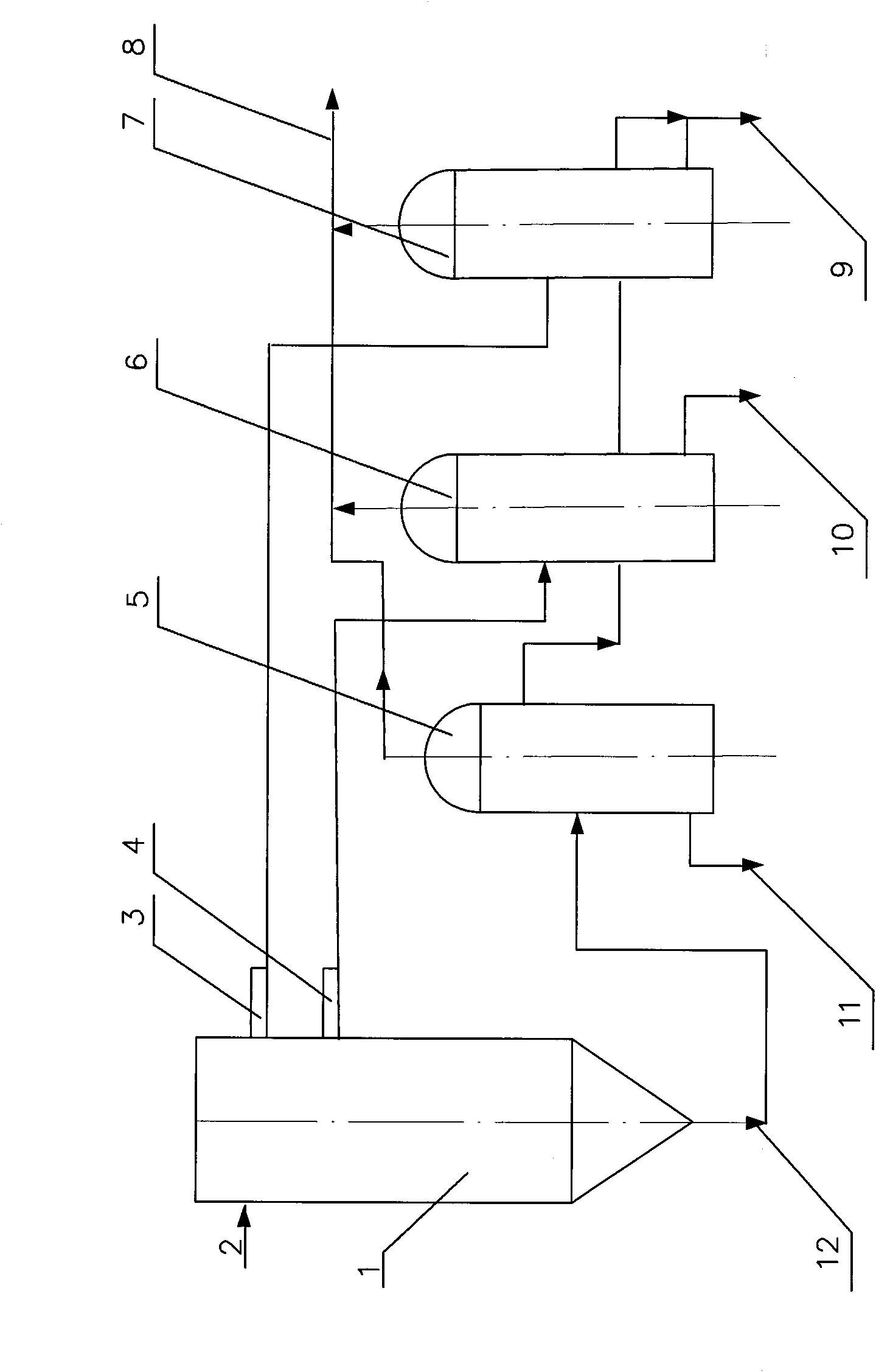 Process for co-production of high-quality carbon black raw oil, refined asphalt and binder asphalt