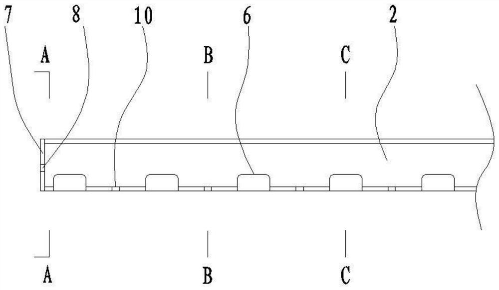 Main cable internally-penetrating assembly type steel cross beam of vehicle cableway bridge