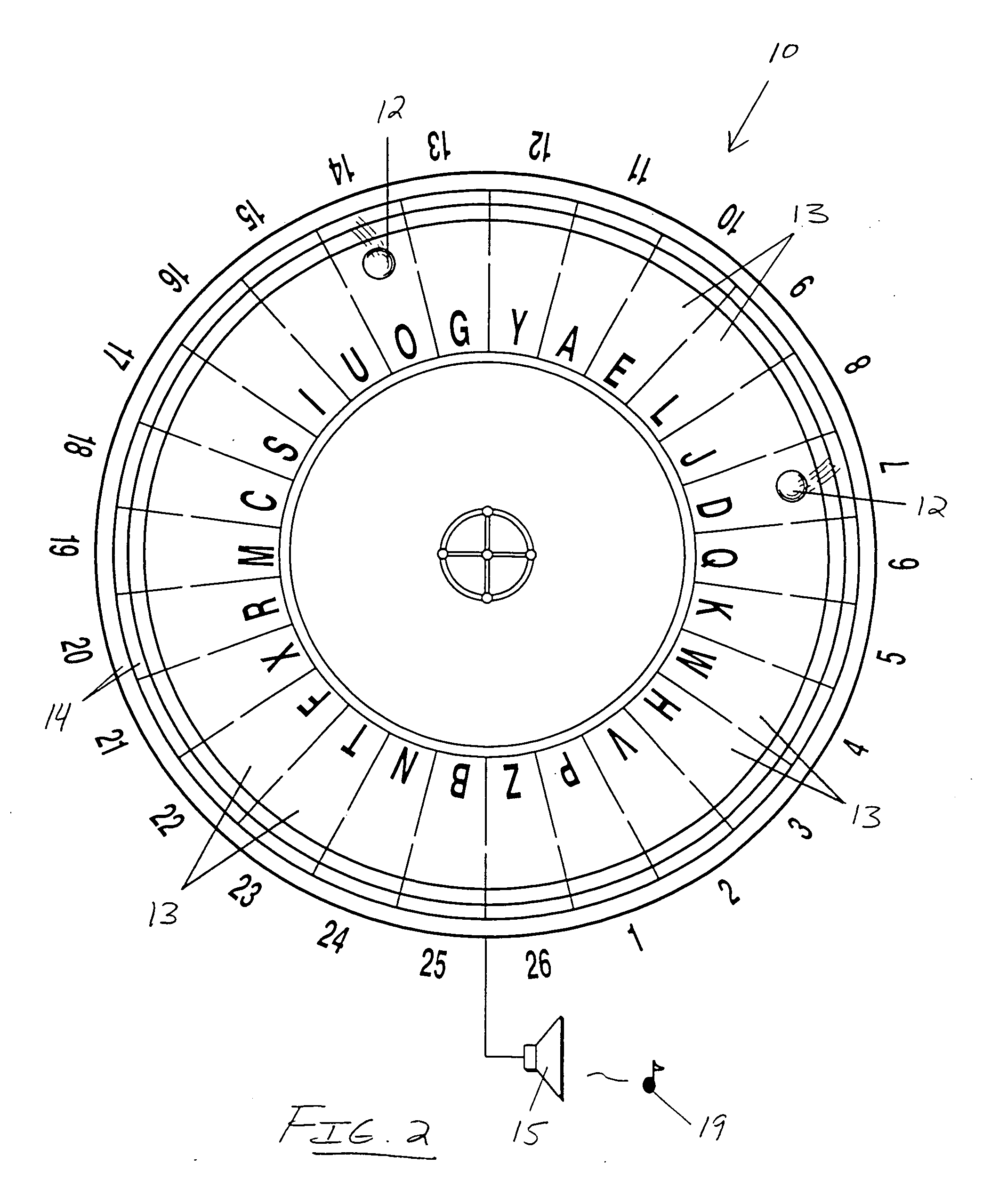 Syllabic roulette game with solmization, and method