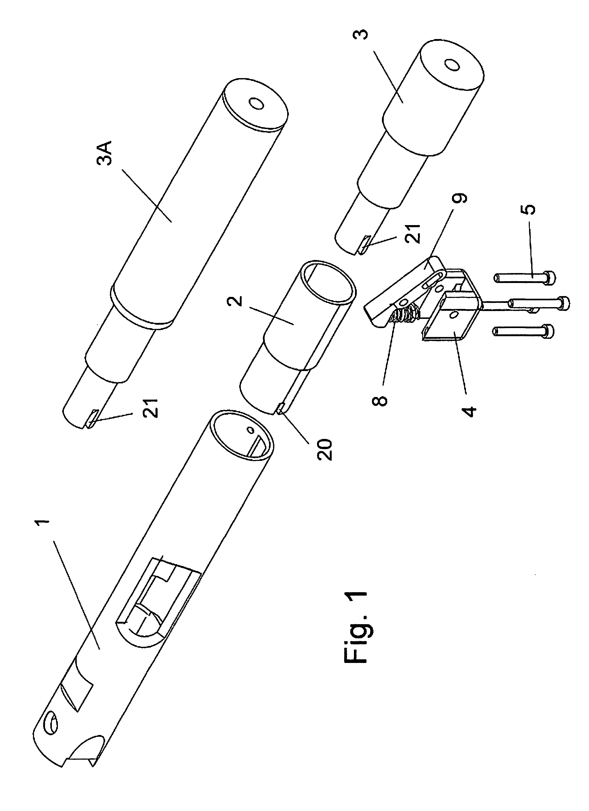 Firearm with a detachable barrel and suppressed barrel assembly