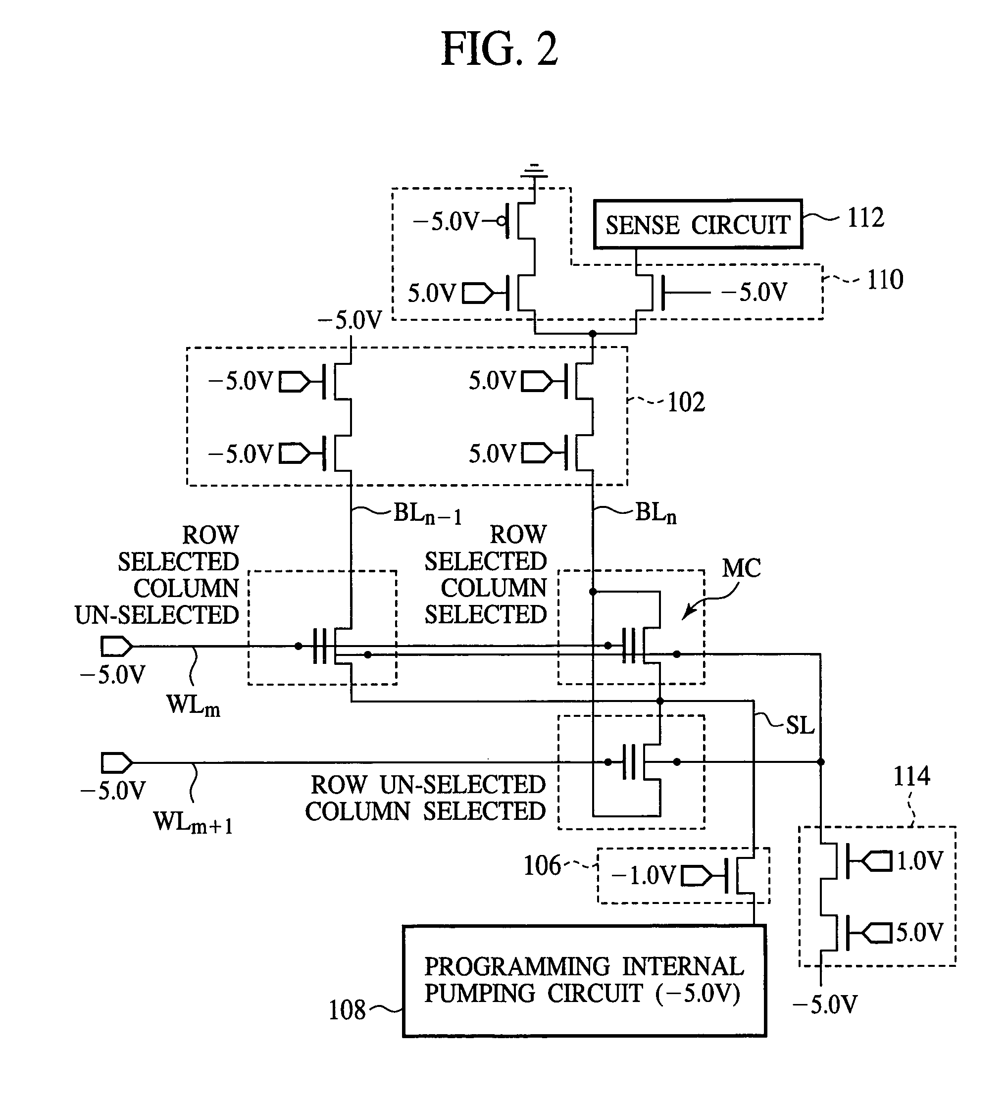 Semiconductor memory device and method for writing to semiconductor memory device