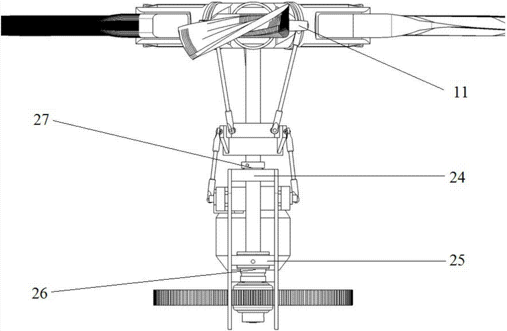 Four-rotor-wing unmanned aerial vehicle with independent and controllable space six freedom degrees and control method thereof