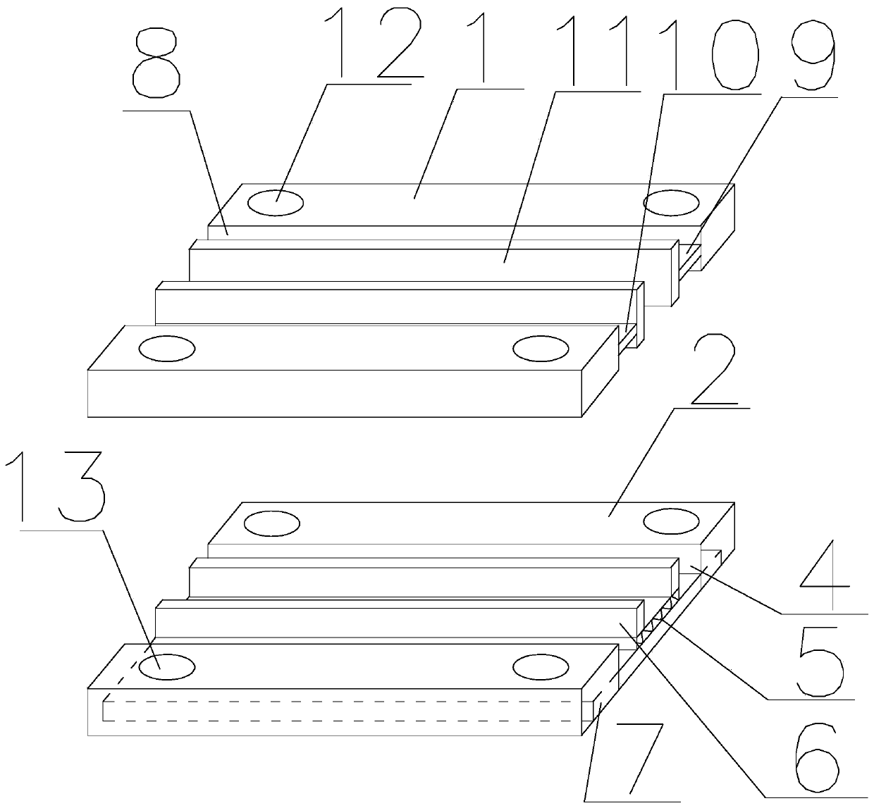 Multi-steel pipe welding device based on truss