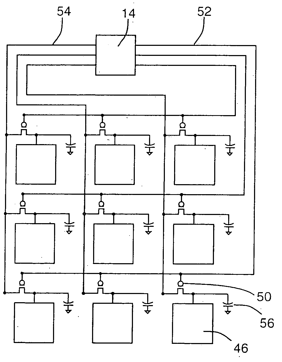 Active matrix liquid crystal image generator