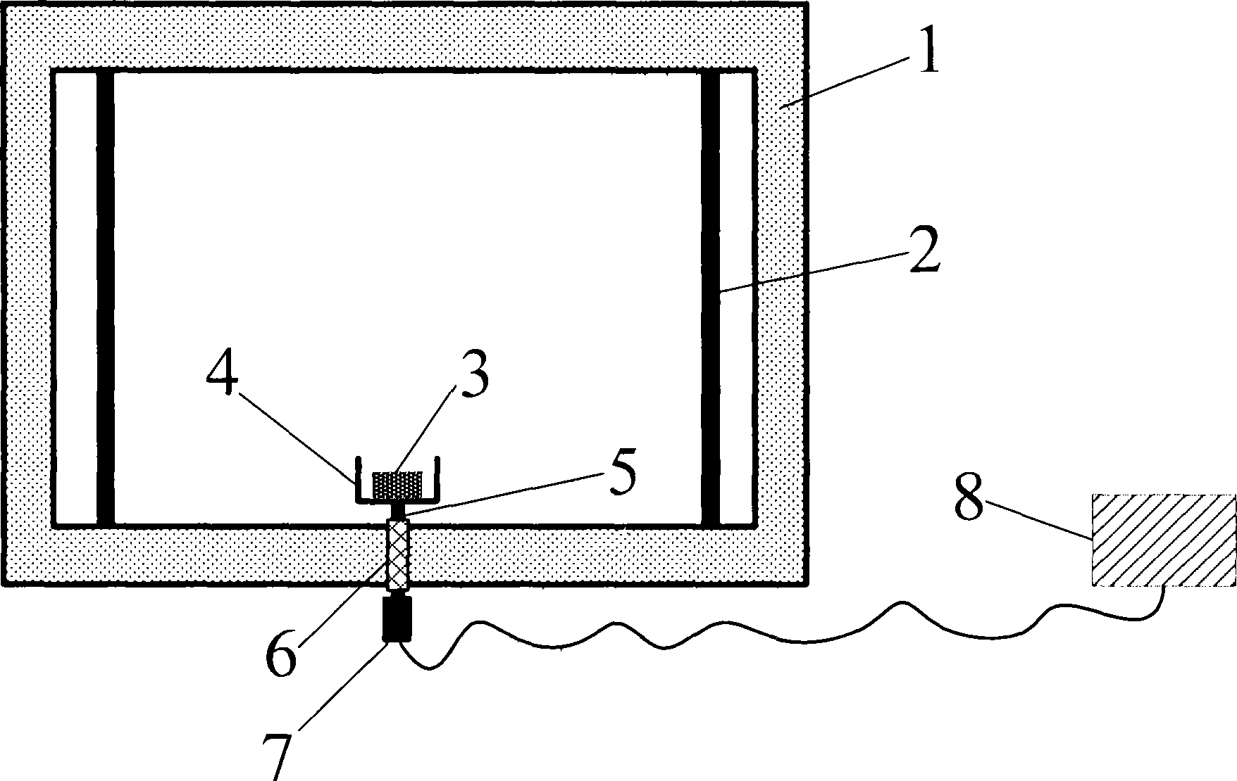 Ultrasonic-vibration activation-assisted sintering box-type resistance furnace