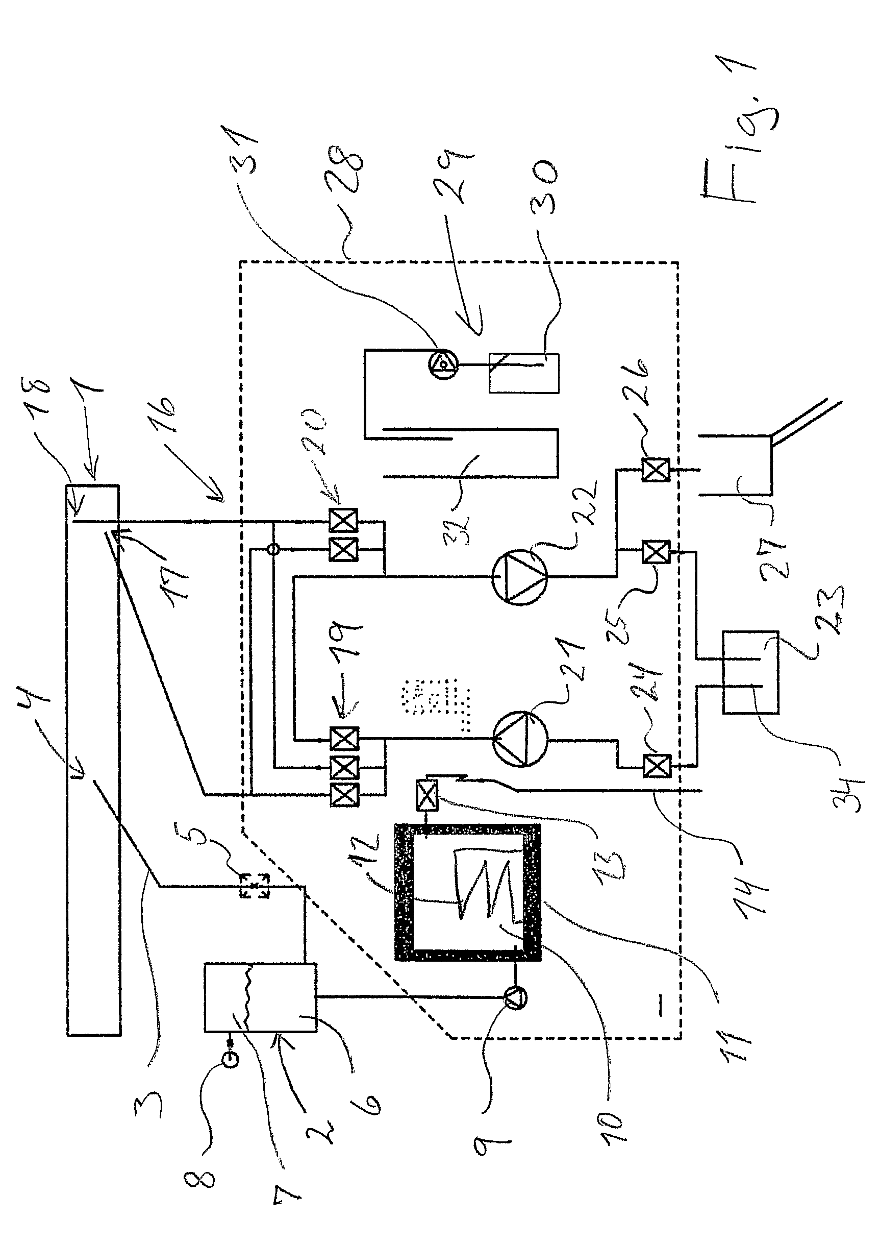 Cleaning an ink chamber of a printing unit