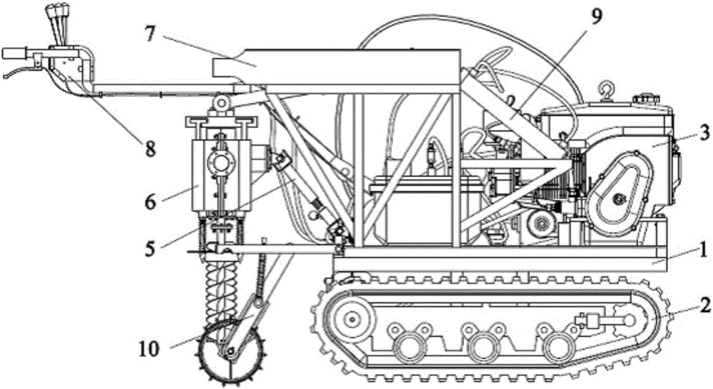 Cellular-type yam cultivation punching machine