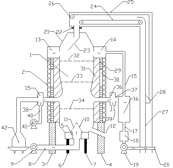 Novel mixed-fuel calcination limekiln